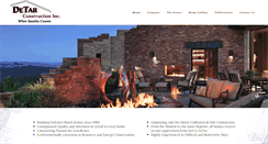 Desktop Screenshot of detarconstruction.com